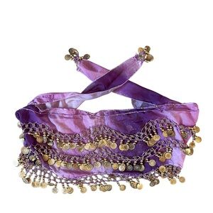 3-Row Belly Dance Coin Hip Scarf